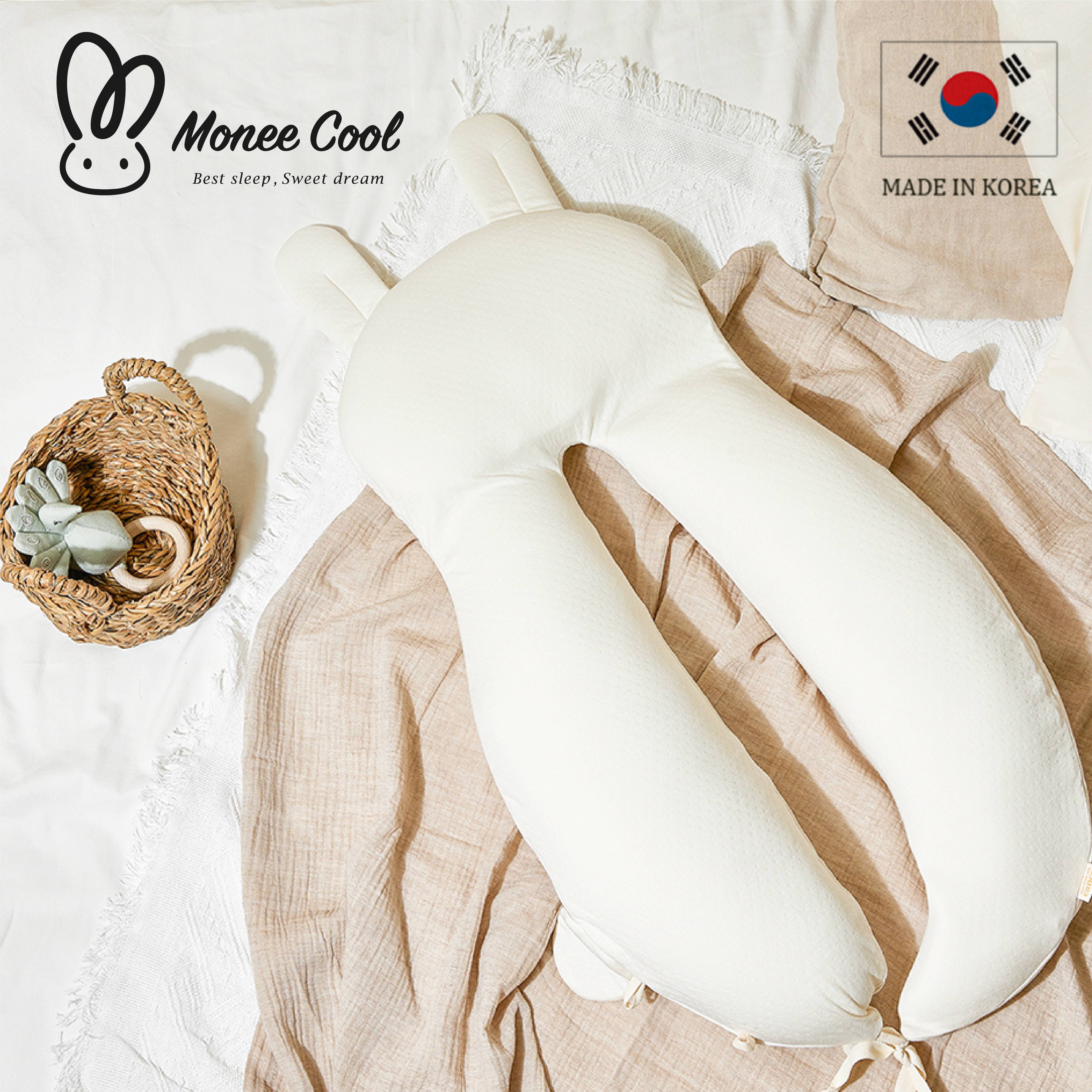 【韓國monee】monee cool 舒眠兔兔安撫枕/涼感組合
