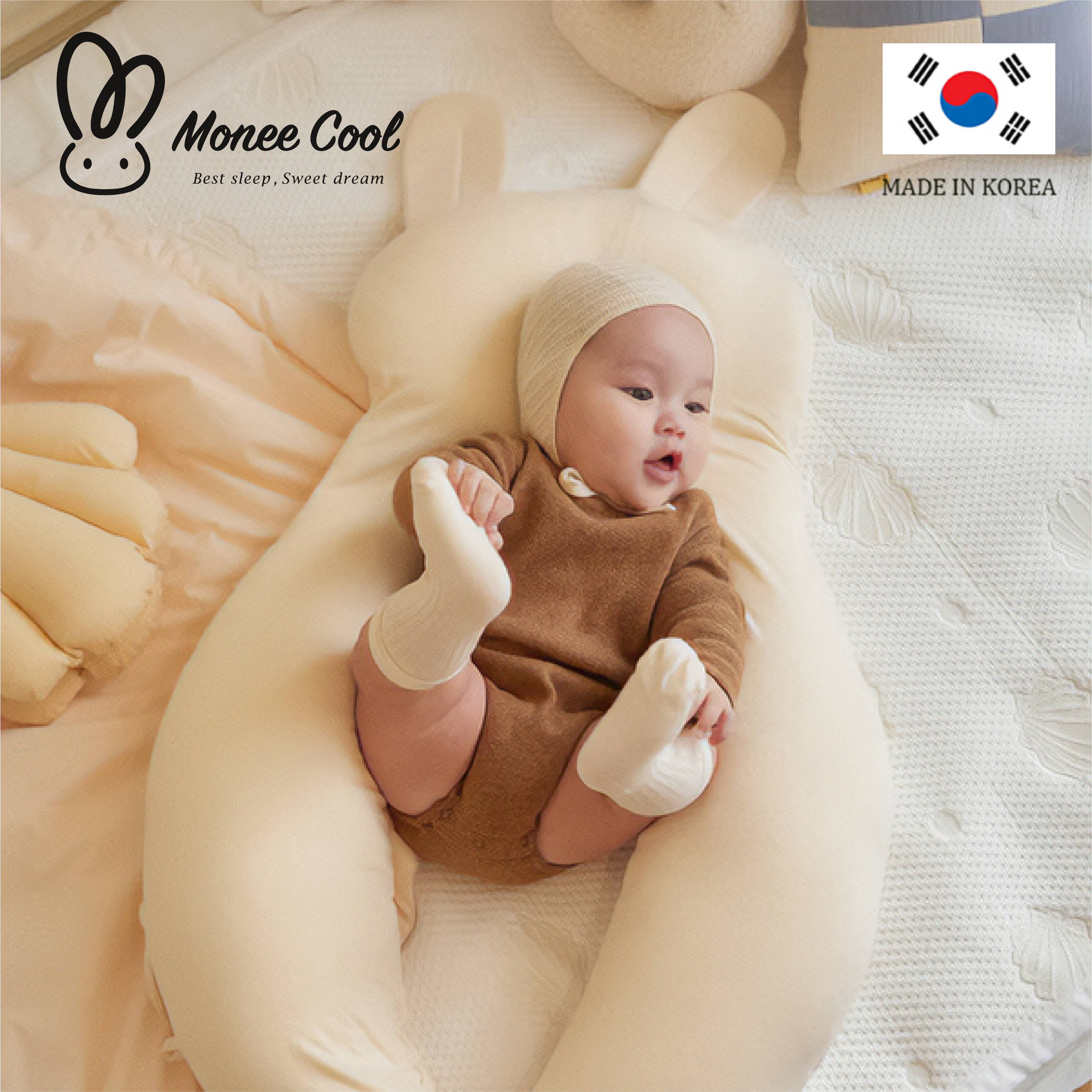 【韓國monee】monee cool 舒眠兔兔安撫枕/竹纖維組合