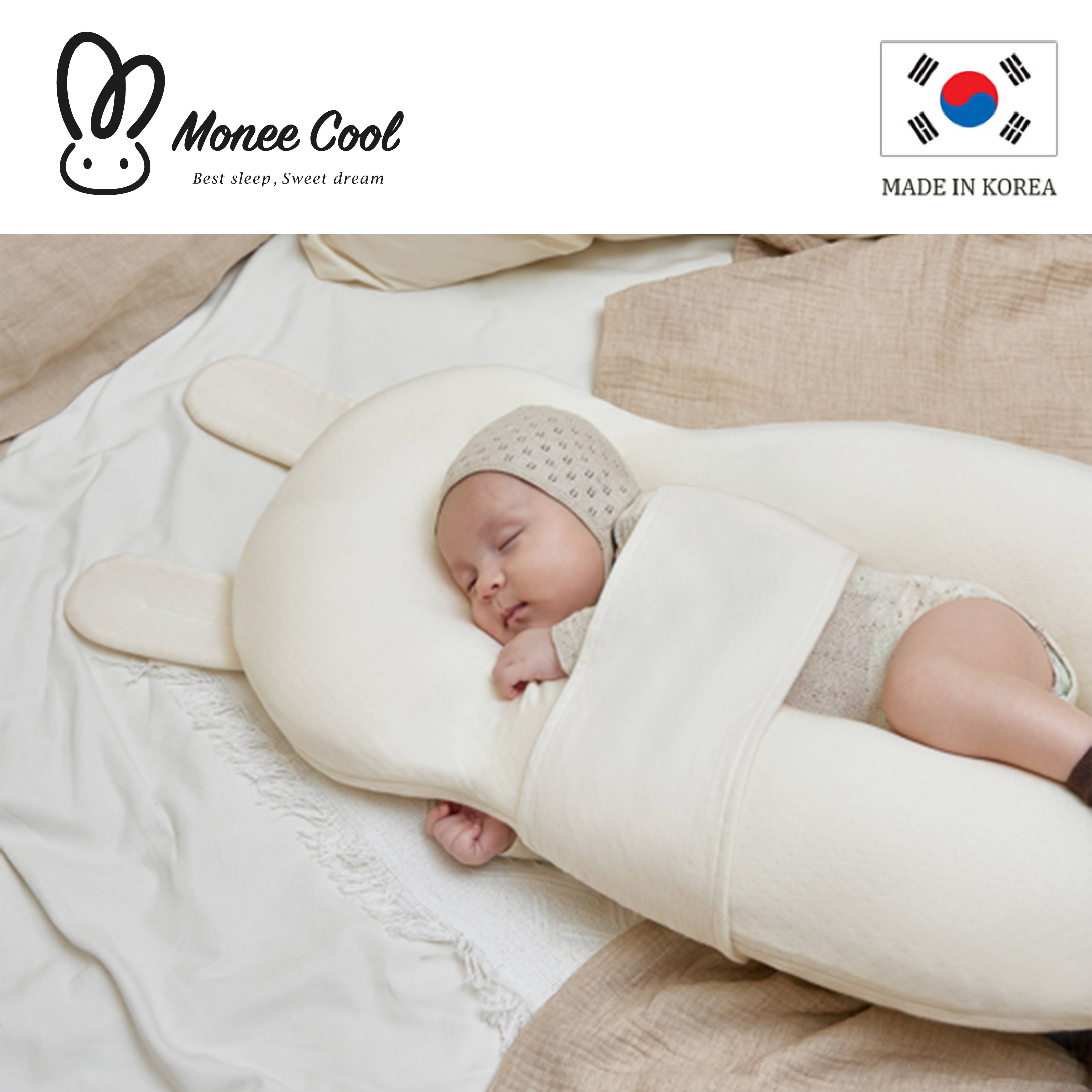 【韓國monee】monee cool 舒眠兔兔安撫枕 / 靜音綁帶